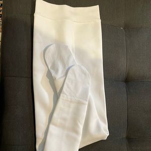 Toddler white fleece lined tights.
